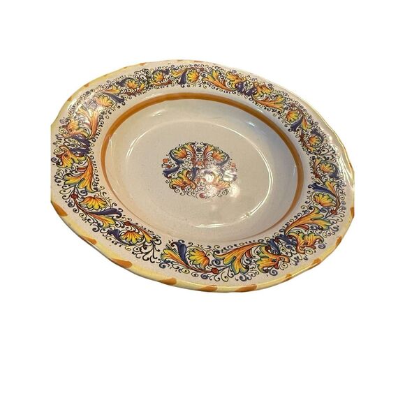 Meridiana Ceramiche Made in Italy 8.5" Hand Painted Bowl 1 available - Picture 4 of 6